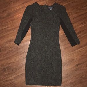 French Connection. Sz 0 snake print dress